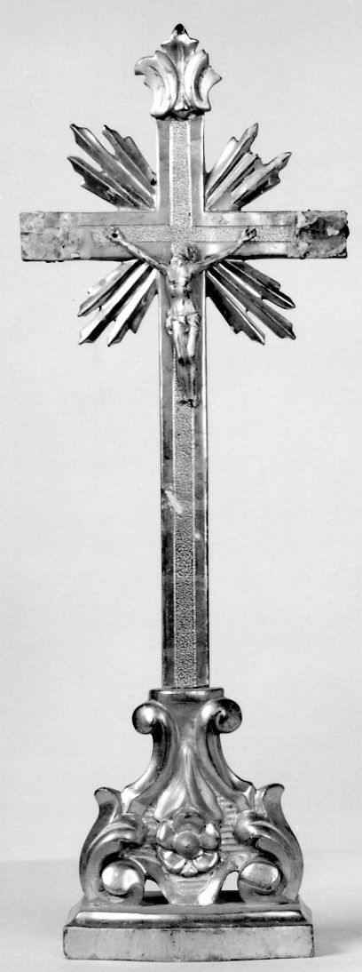 Cristo crocifisso dolente (croce d'altare, opera isolata) - ambito piemontese (sec. XIX)