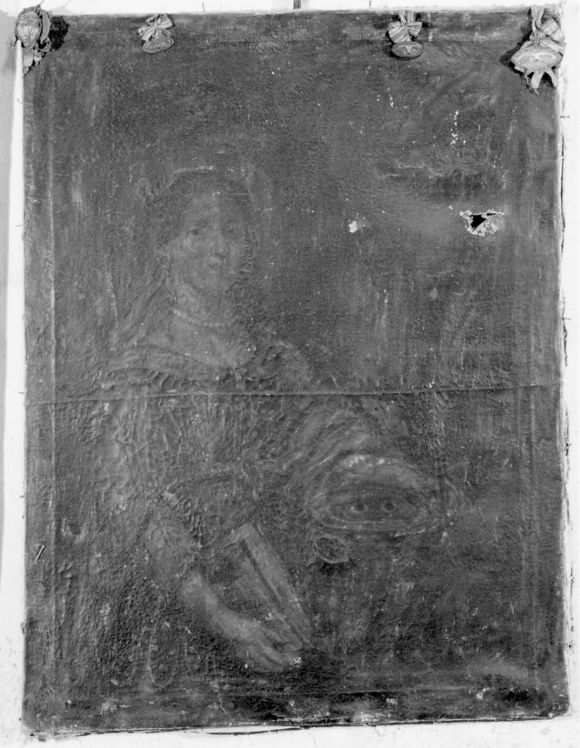 SANTA LUCIA (dipinto, opera isolata) - ambito piemontese (fine sec. XVII)