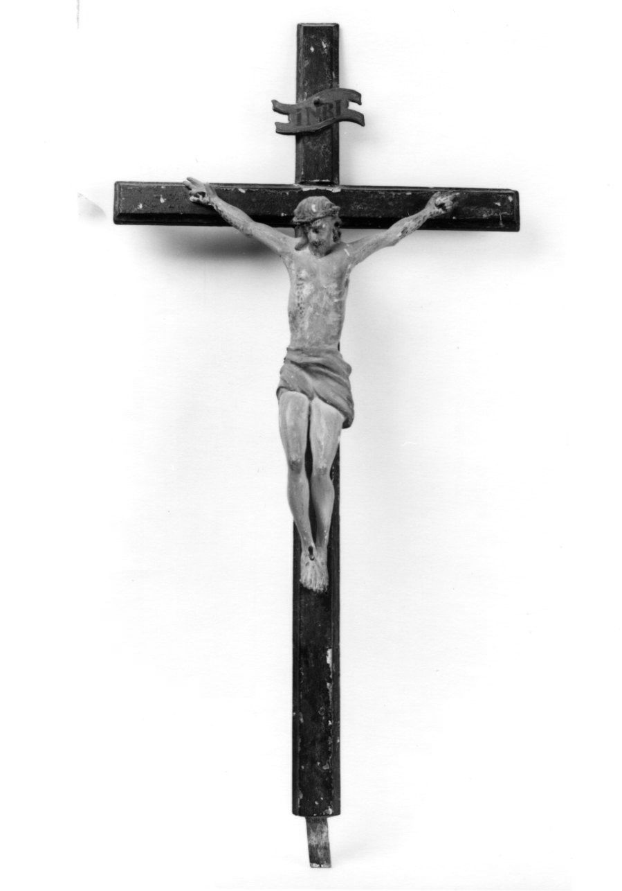 CRISTO CROCIFISSO (crocifisso, opera isolata) - ambito piemontese (seconda metà sec. XVII)