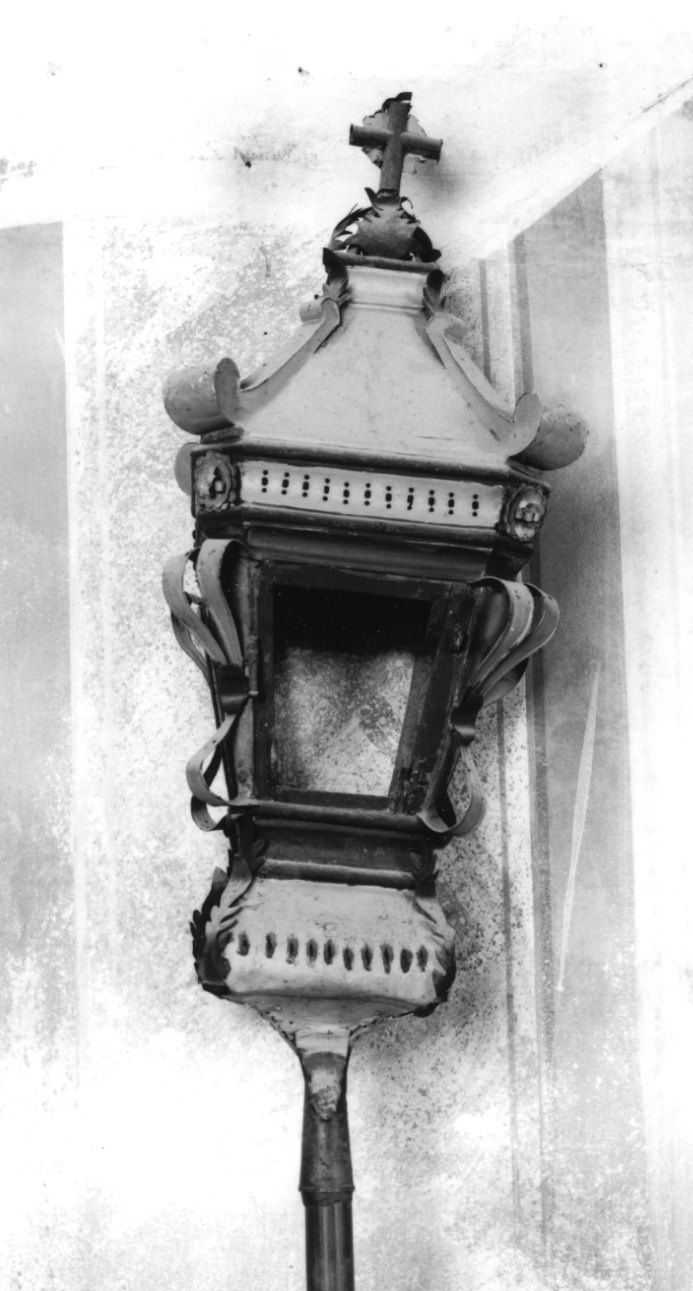 lanterna processionale, serie - ambito piemontese (seconda metà sec. XVIII)