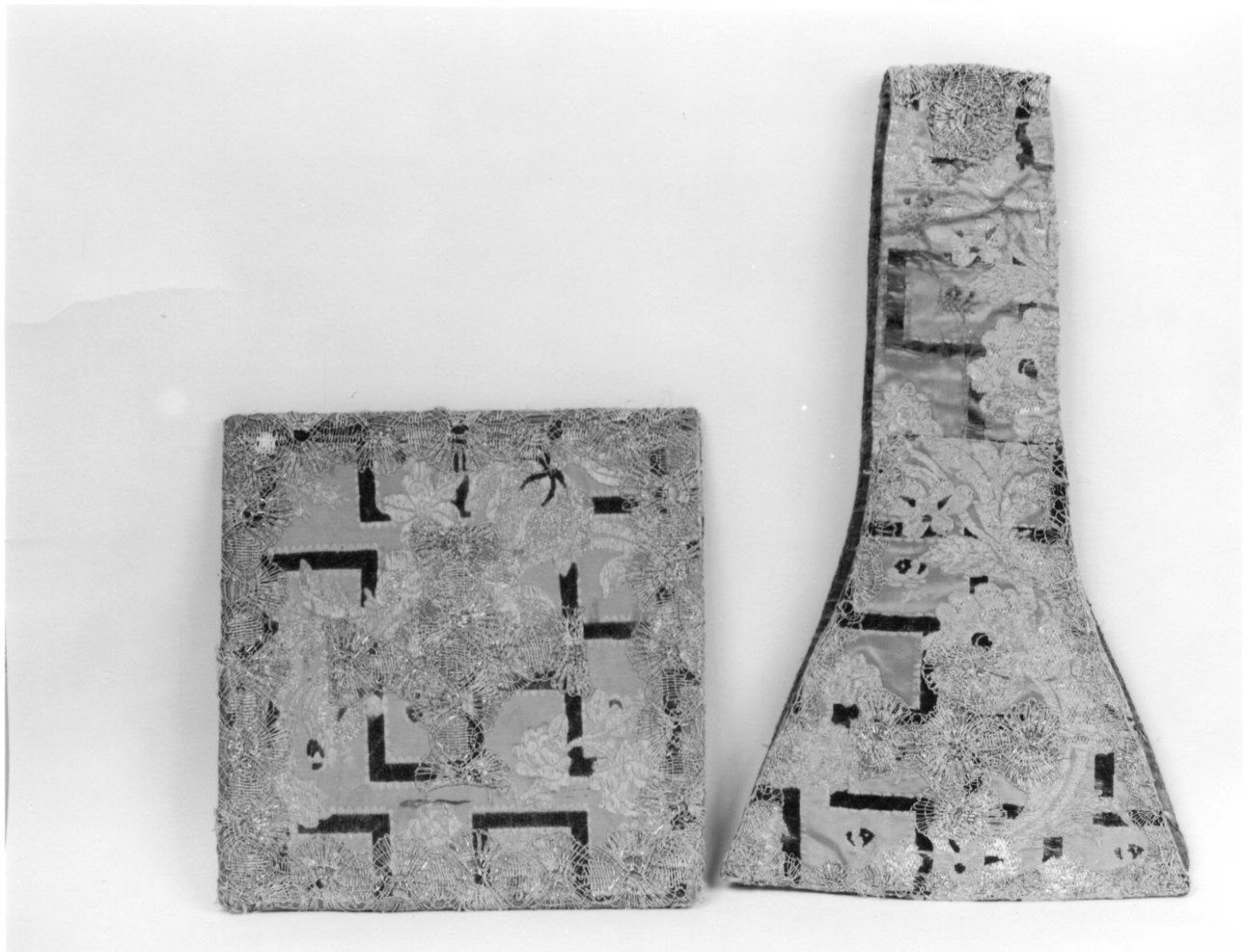 paramento liturgico, insieme - manifattura piemontese (ultimo quarto sec. XIX)