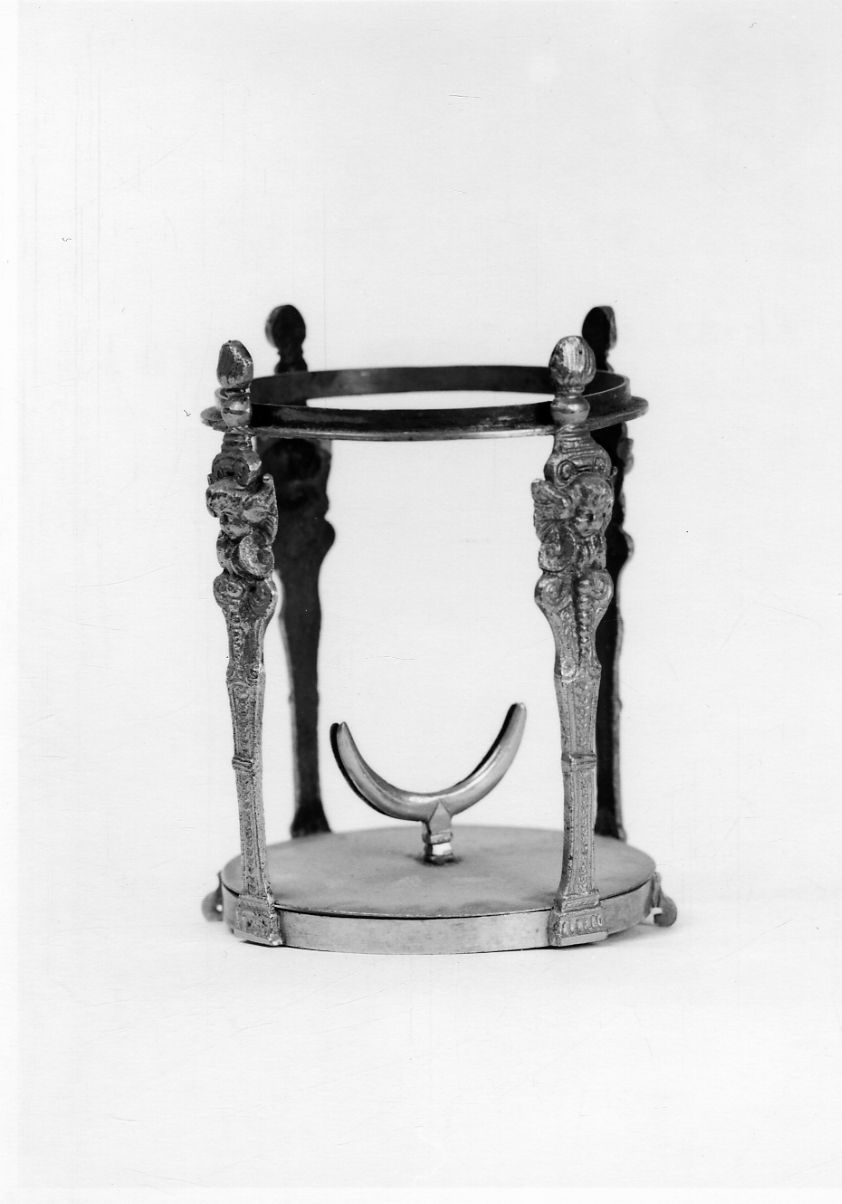 CHERUBINI (ostensorio, frammento) - ambito piemontese (seconda metà sec. XVII)