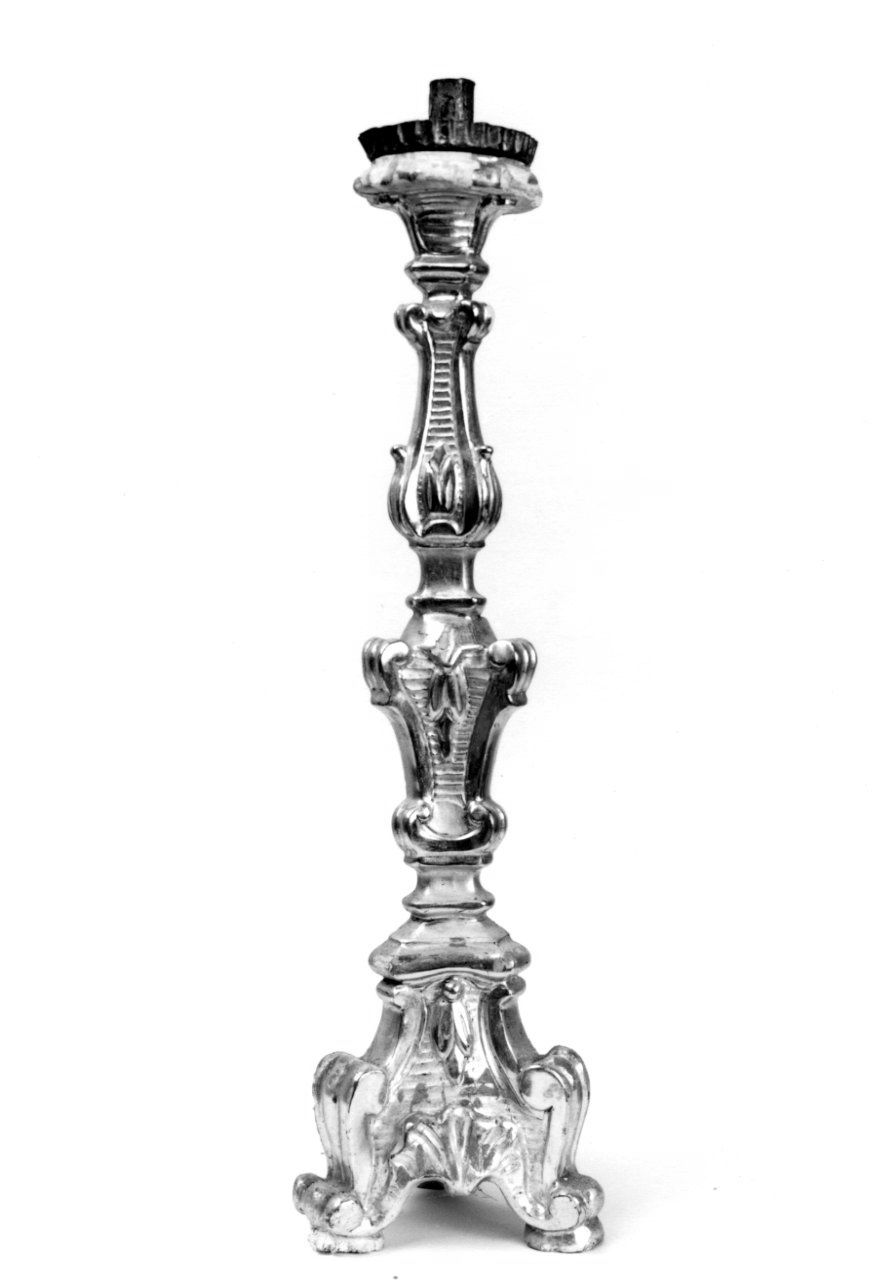 candelabro, serie - ambito piemontese (metà sec. XVIII)