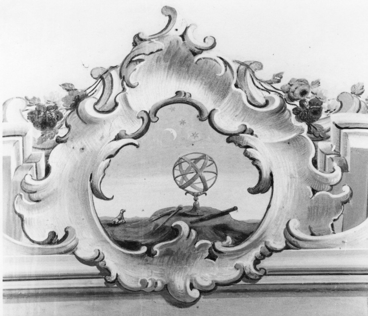 STRUMENTI DELLE SCIENZE (dipinto, elemento d'insieme) - ambito piemontese (prima metà sec. XVIII)