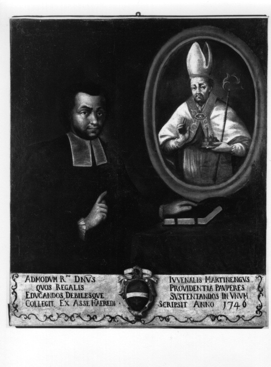 RITRATTO DI GIOVENALE MARTINENGO (dipinto, opera isolata) - ambito fossanese (metà sec. XVIII)