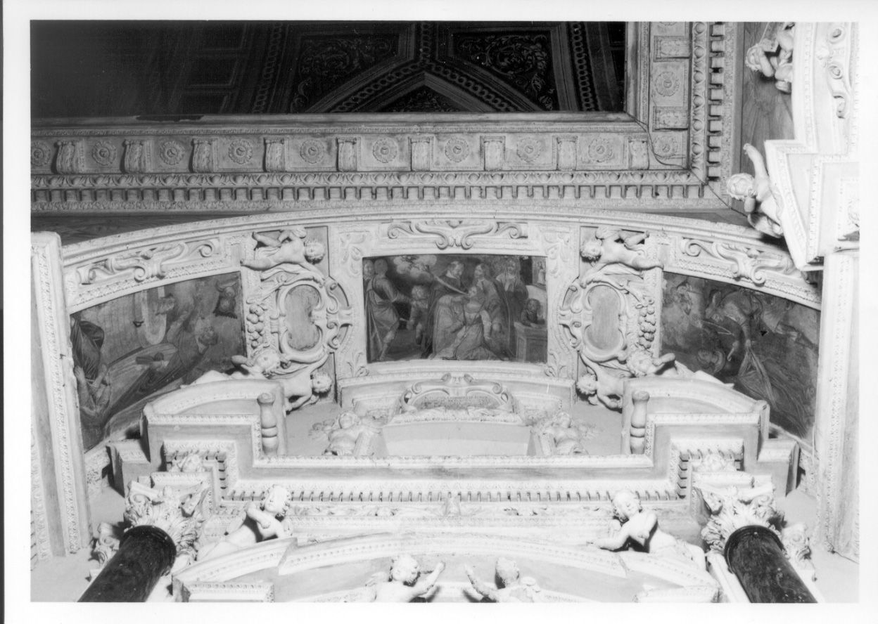 Putti (decorazione plastica, complesso decorativo) - bottega piemontese (secondo quarto sec. XVII)