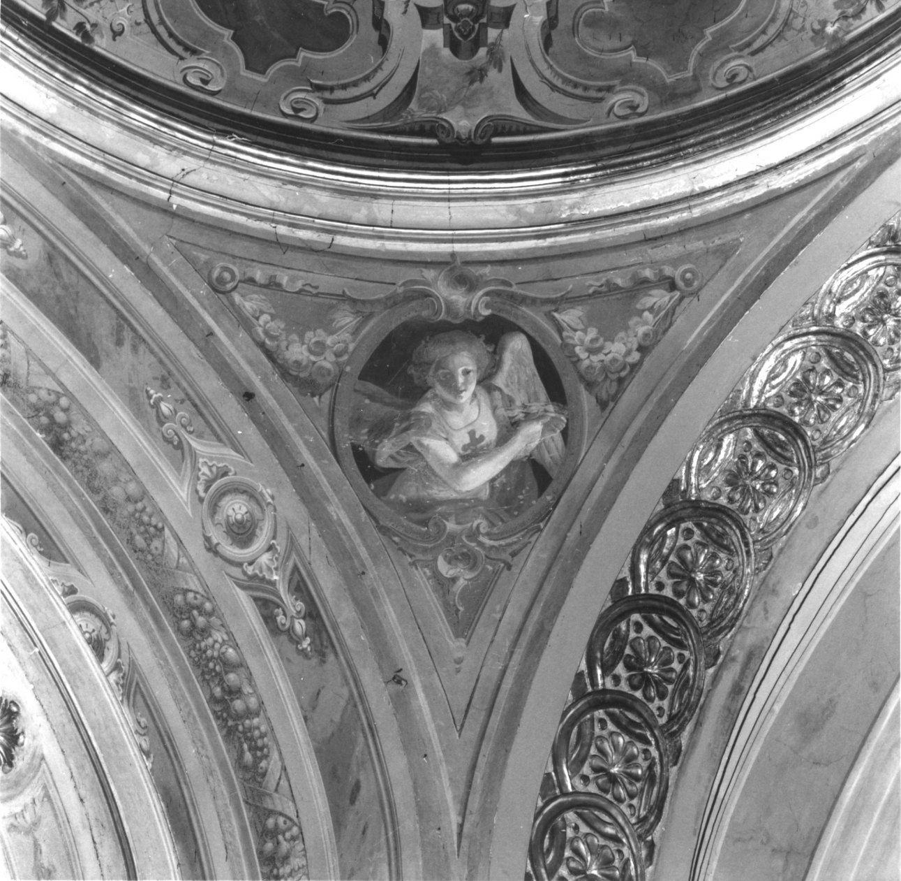 angelo con strumenti della passione (dipinto) - ambito piemontese (metà sec. XIX)