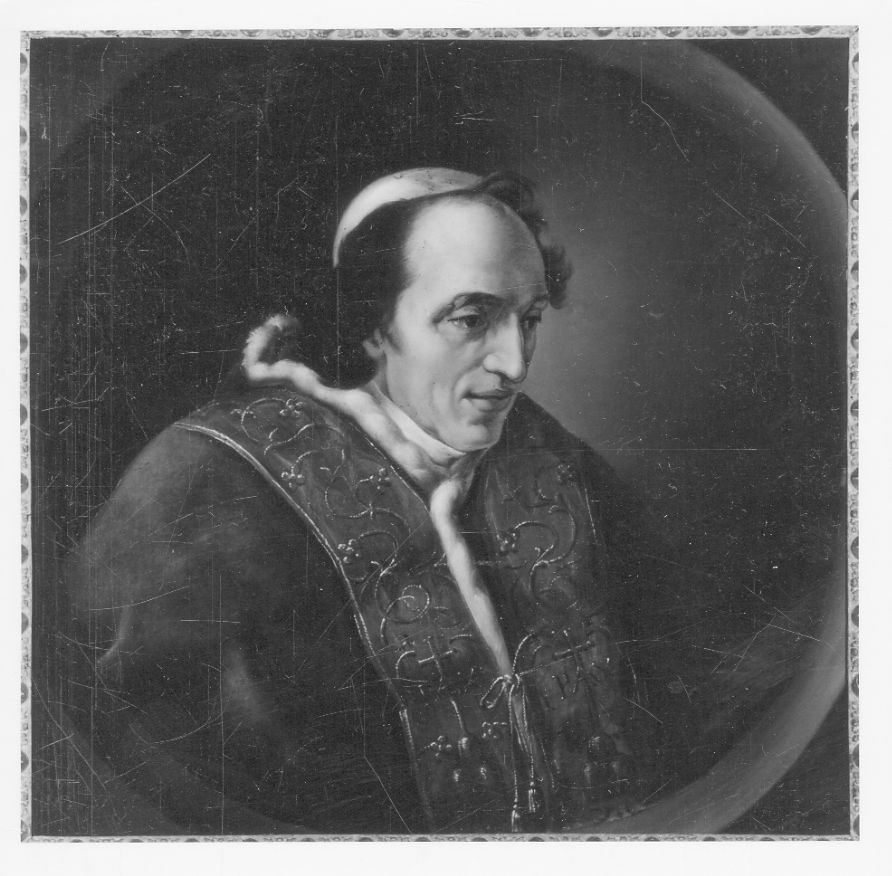 RITRATTO DI PAPA PIO VII (dipinto, opera isolata) - ambito piemontese (primo quarto sec. XIX)
