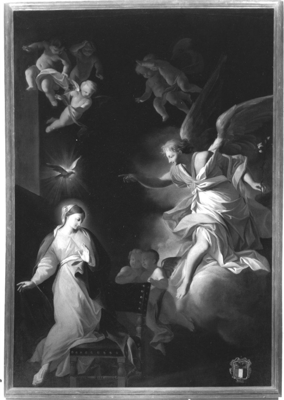 ANNUNCIAZIONE (dipinto, opera isolata) di Pozzo Andrea (fine sec. XVII)