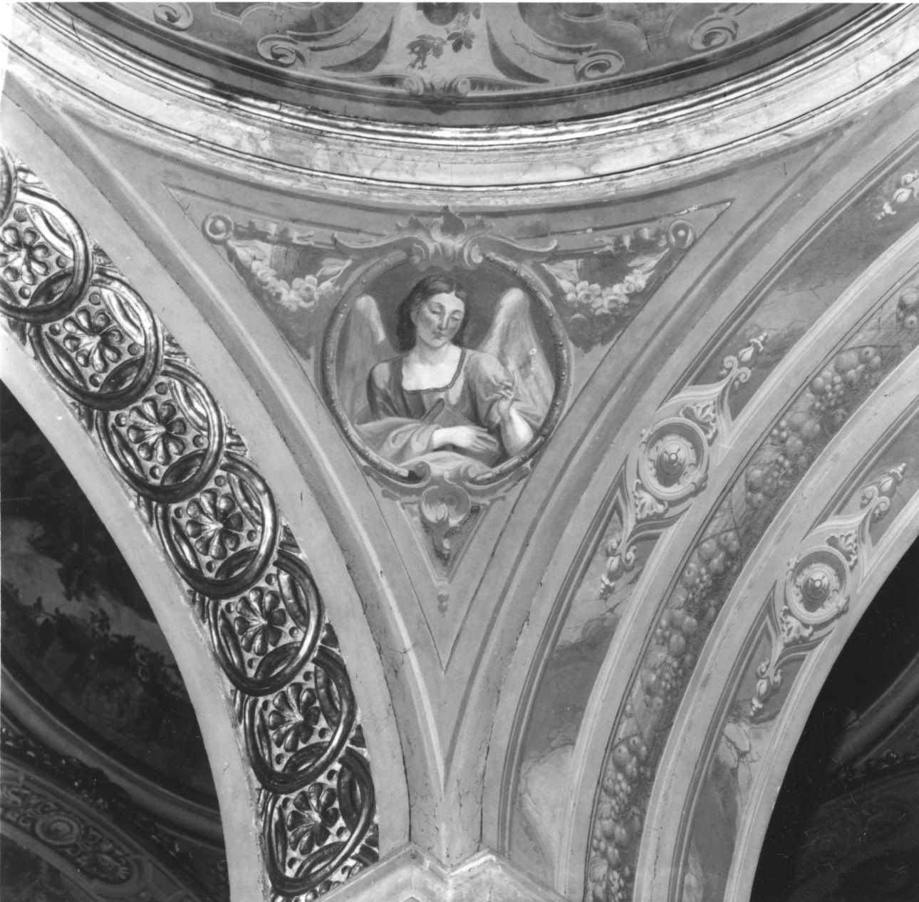 ANGELO CON LIBRO (dipinto) - ambito piemontese (metà sec. XIX)