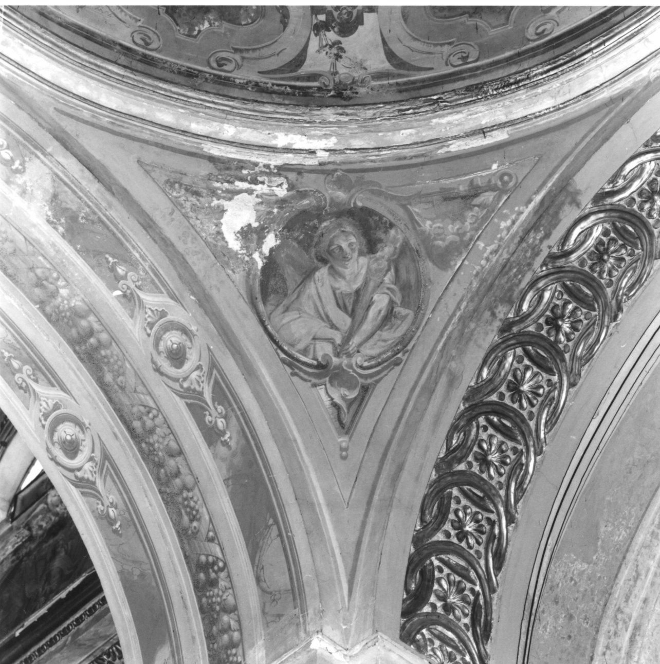 angelo con strumenti della passione (dipinto) - ambito piemontese (metà sec. XIX)