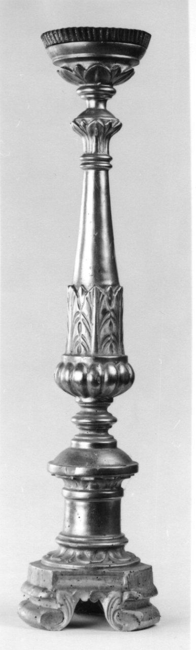 candelabro, serie - ambito piemontese (seconda metà sec. XIX)