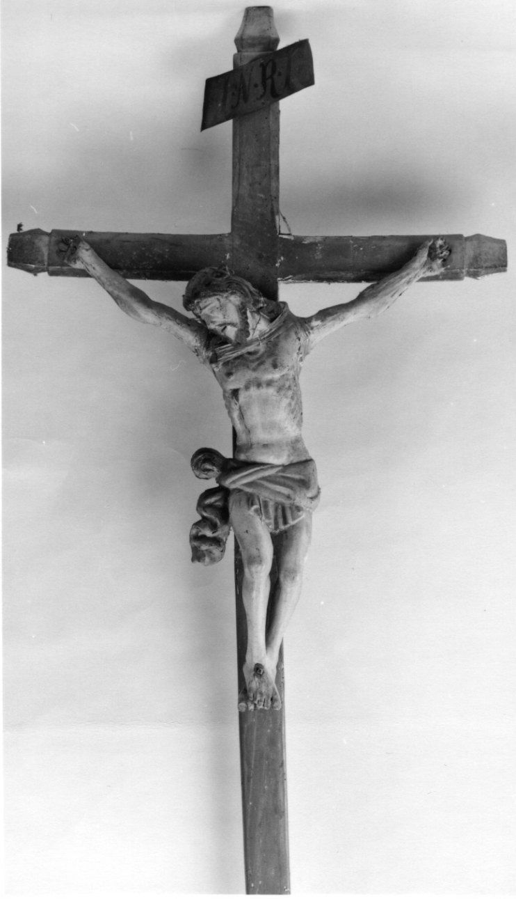 CRISTO CROCIFISSO (crocifisso, opera isolata) - ambito piemontese (primo quarto sec. XX)