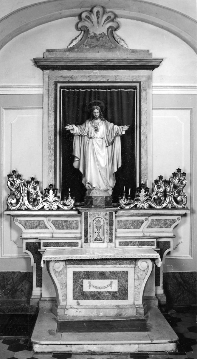 altare, opera isolata - ambito piemontese (ultimo quarto sec. XIX)