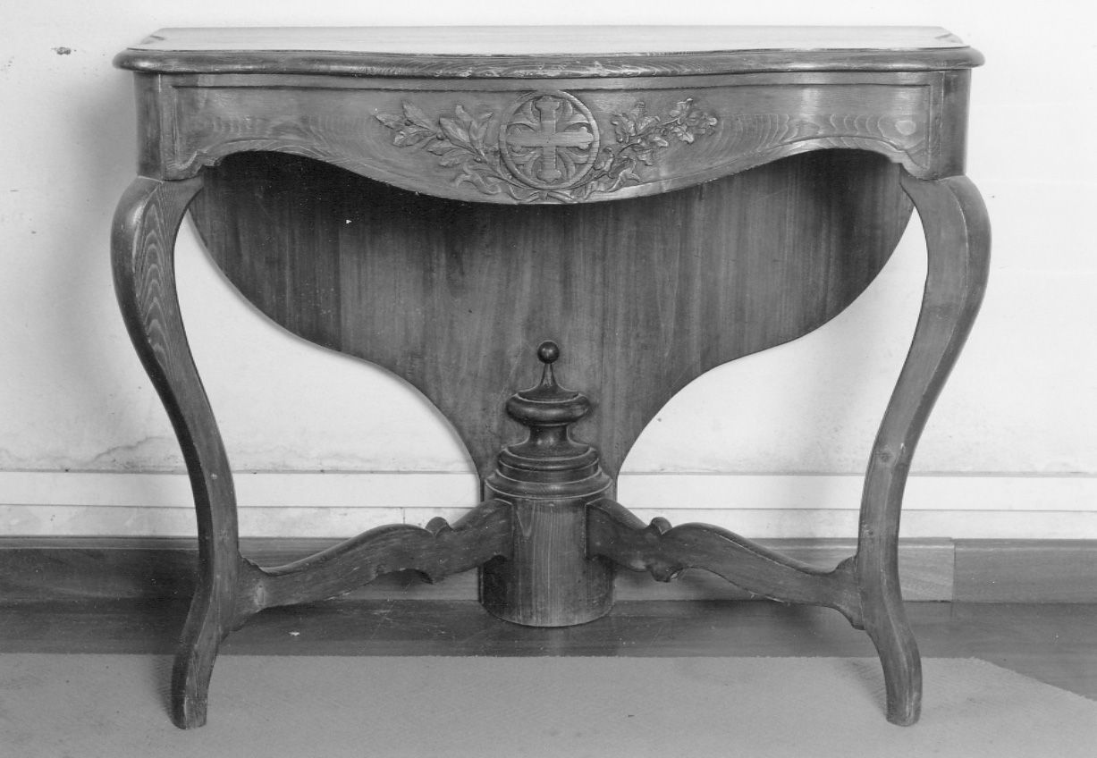 STEMMA DELL'ORDINE MAURIZIANO (tavolo da muro, opera isolata) - ambito saluzzese (seconda metà sec. XIX)