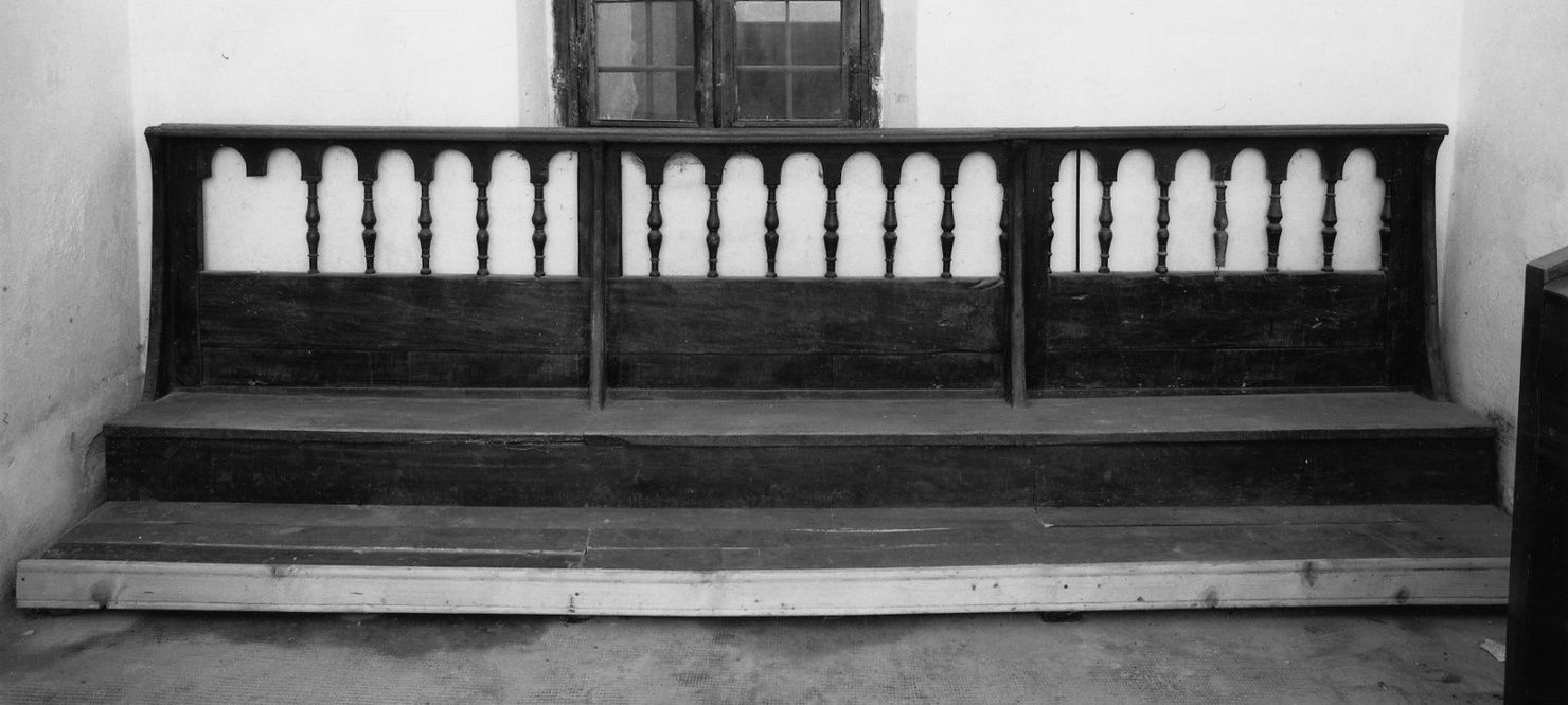 inginocchiatoio, opera isolata - ambito piemontese (primo quarto sec. XVII)