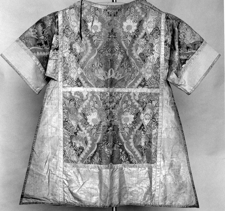 dalmatica, elemento d'insieme - manifattura Italia settentrionale (seconda metà sec. XVIII)