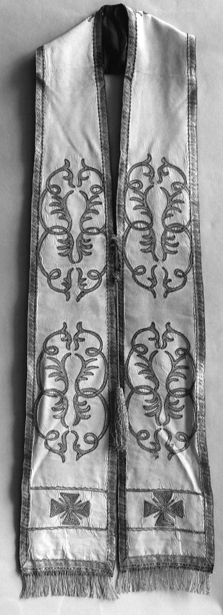 stola, opera isolata - manifattura Italia settentrionale (primo quarto sec. XX)