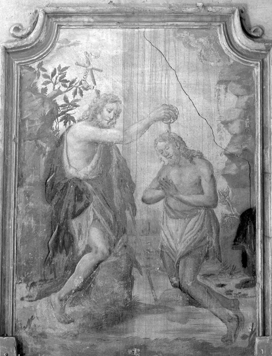 BATTESIMO DI CRISTO (dipinto, opera isolata) - ambito lombardo-piemontese (prima metà sec. XVII)