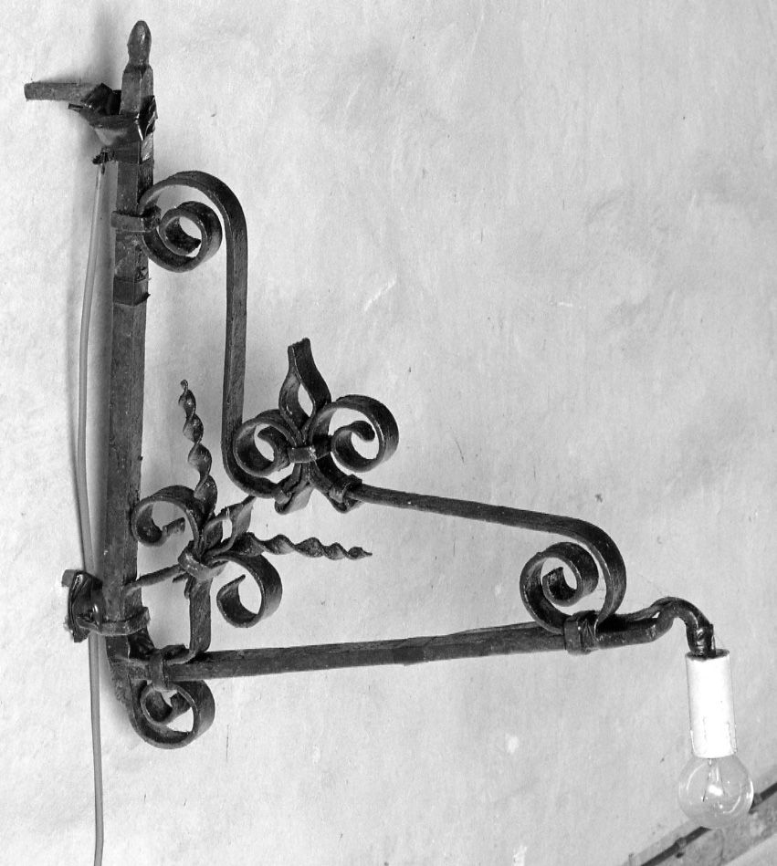 candeliere da parete, serie - ambito piemontese (sec. XVII)