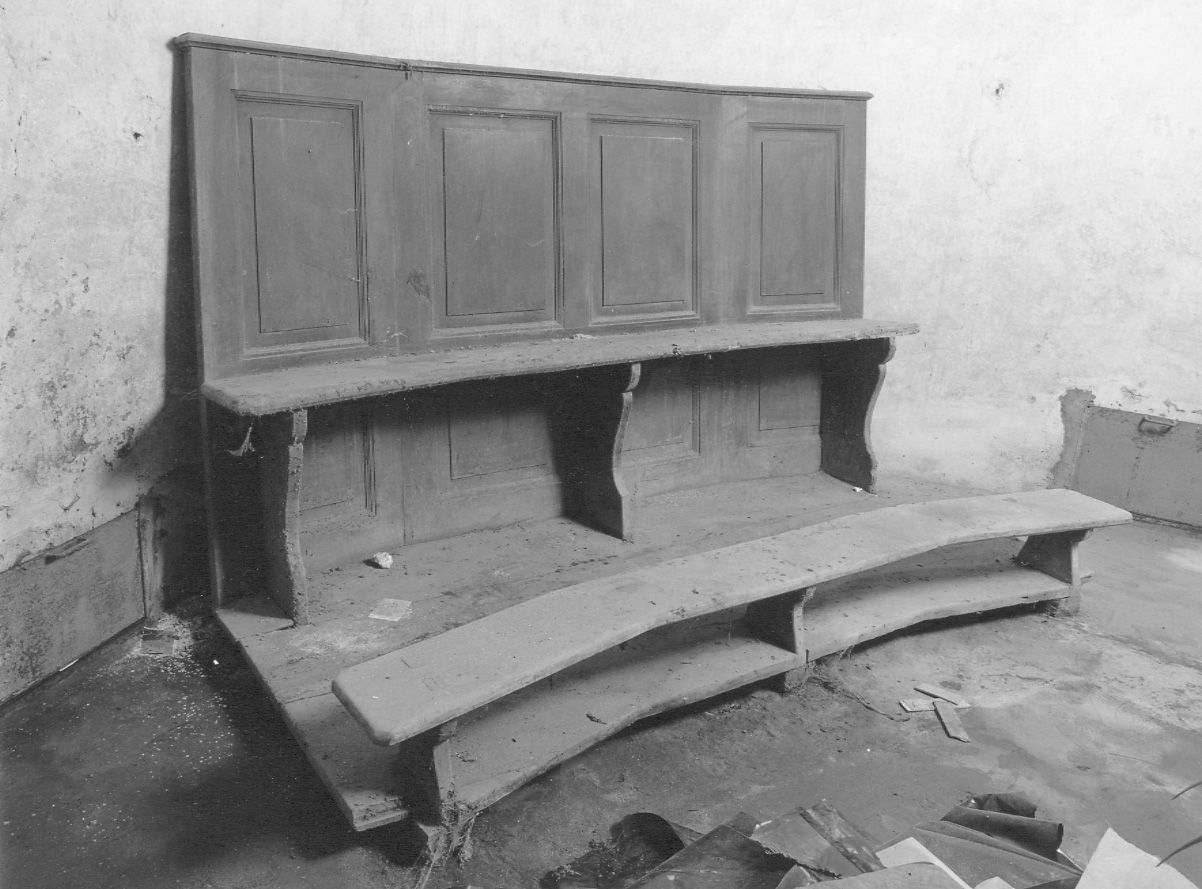 panca, frammento - bottega piemontese (prima metà sec. XVII)
