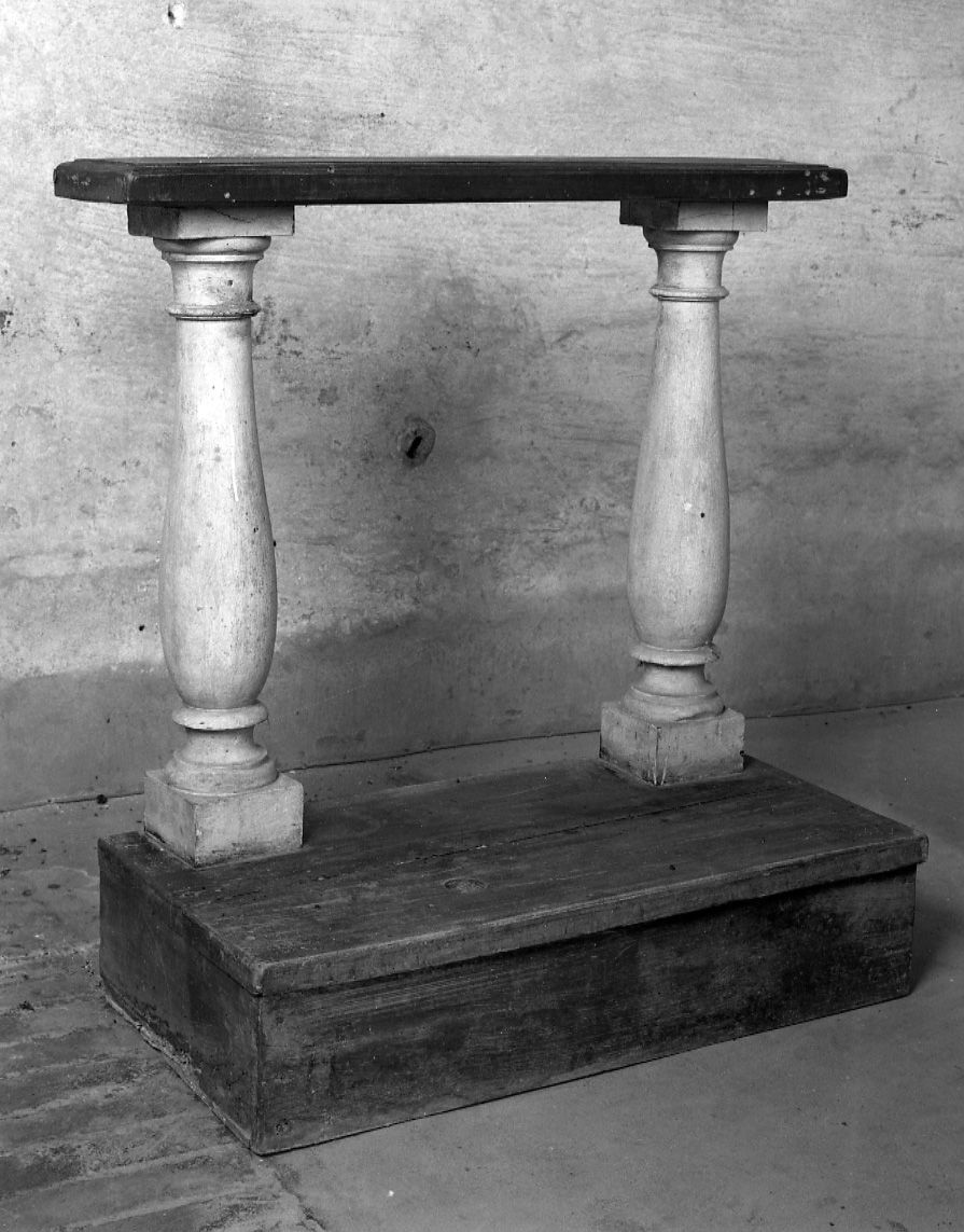 inginocchiatoio, opera isolata - ambito piemontese (seconda metà sec. XIX)