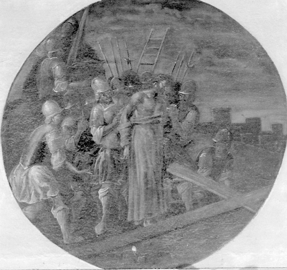 stazione X: Gesù spogliato e abbeverato di fiele (dipinto) - bottega piemontese (prima metà sec. XVIII)