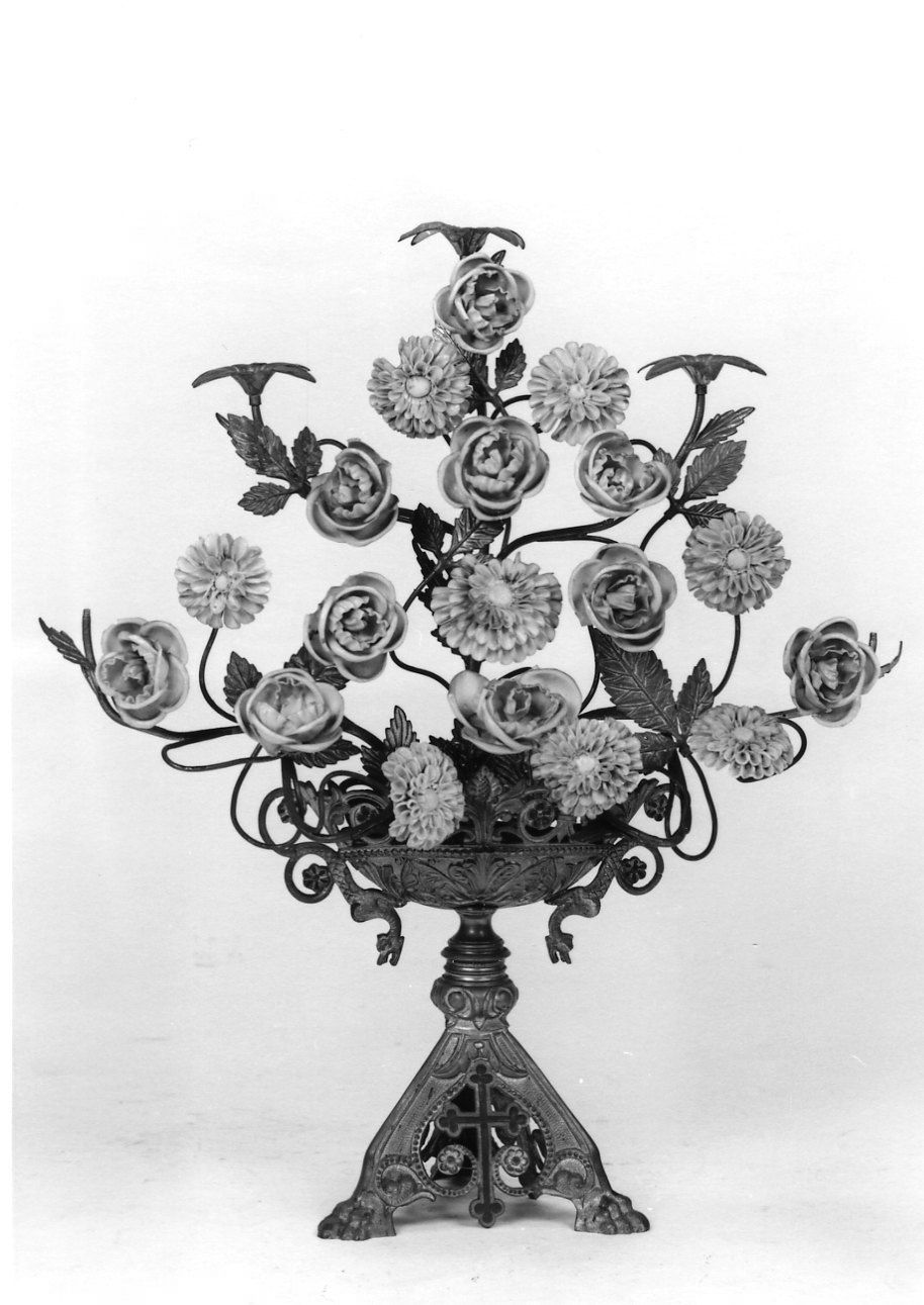 candelabro, serie - produzione piemontese (primo quarto sec. XX)