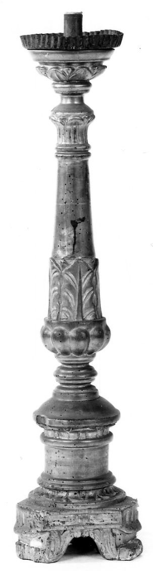 candelabro, serie - bottega piemontese (sec. XIX)