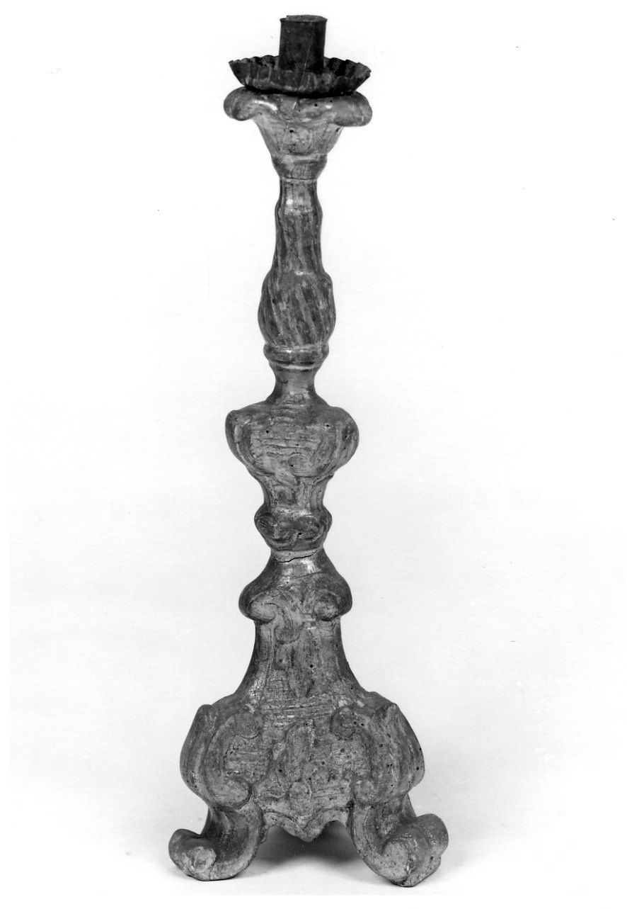candelabro, serie - bottega piemontese (sec. XVIII)