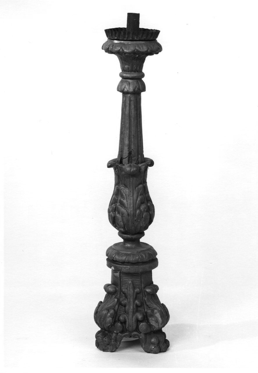 candelabro, serie - bottega piemontese (sec. XVIII)
