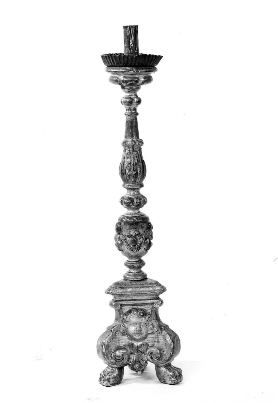candelabro, serie - bottega piemontese (sec. XVII)