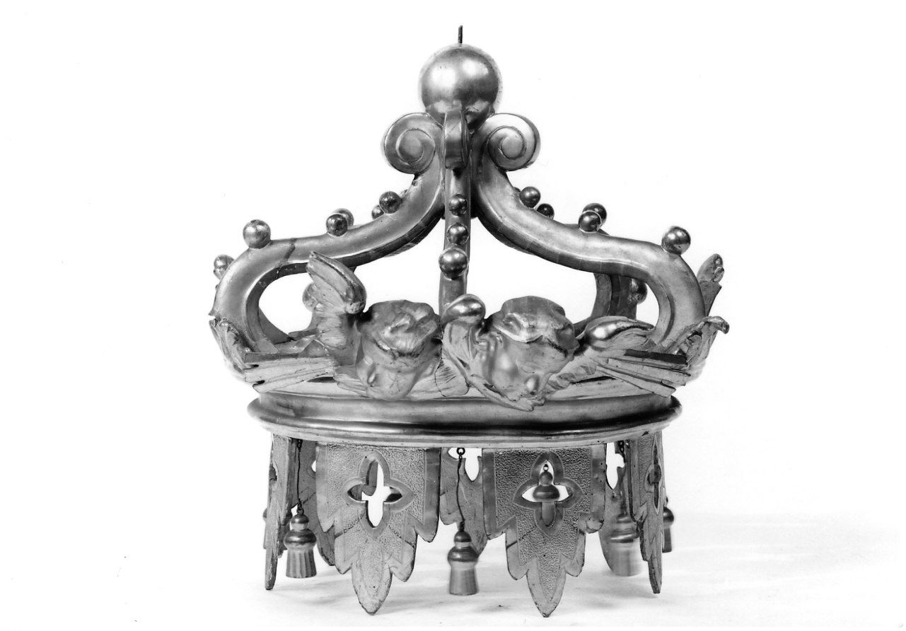 CHERUBINI (corona di tronetto per esposizione eucaristica) - ambito piemontese (sec. XVIII)