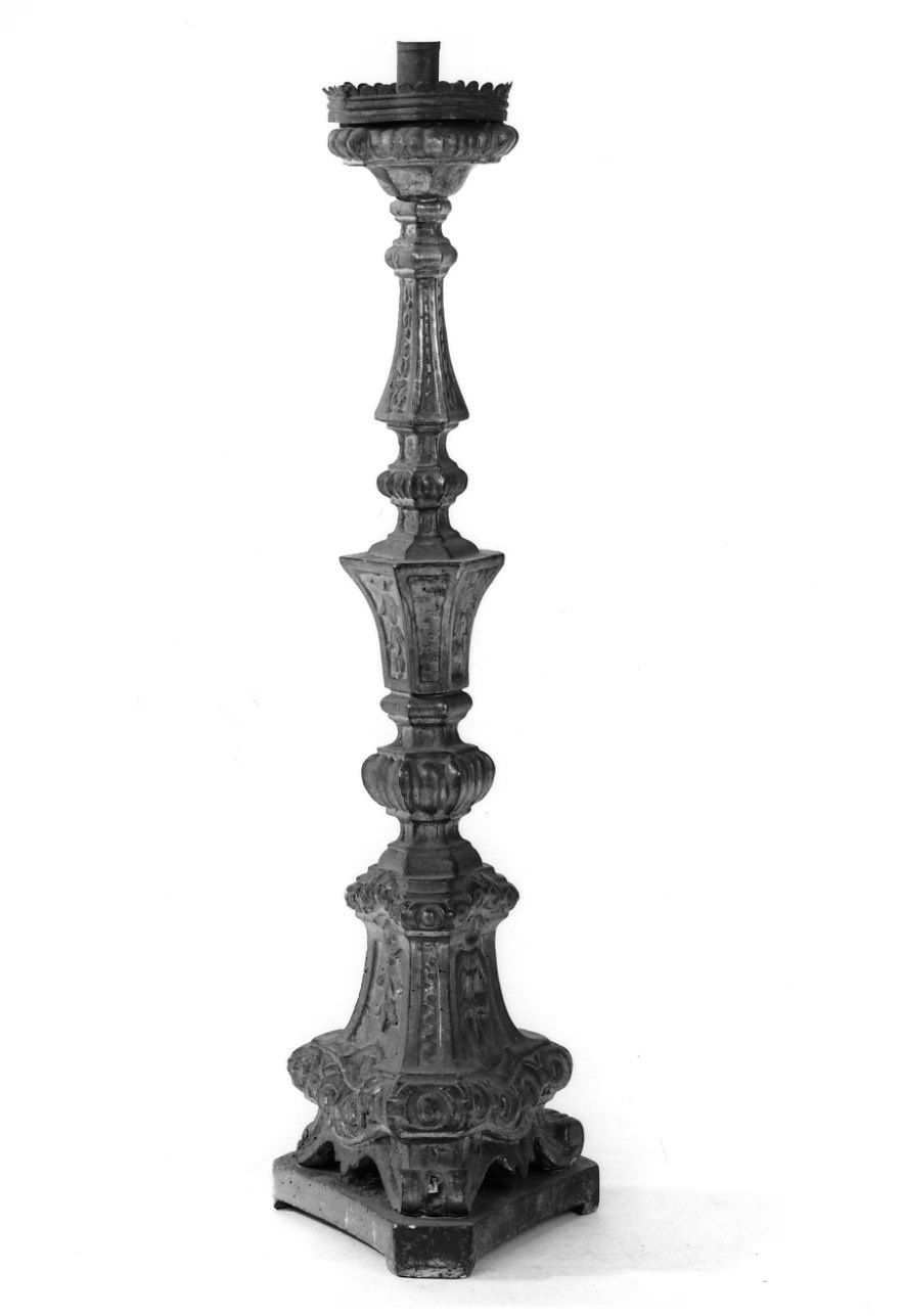 candelabro, serie - bottega piemontese (sec. XVII)