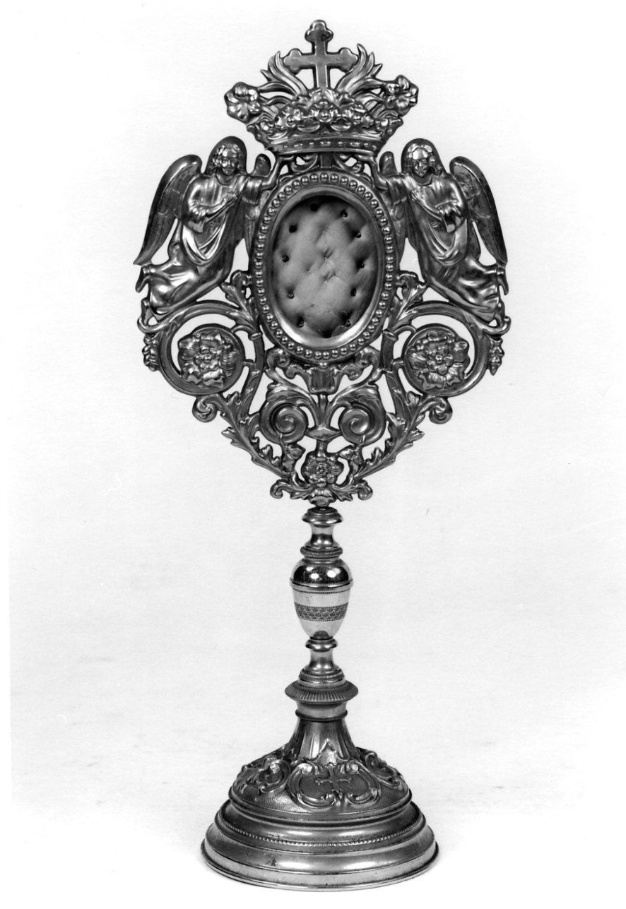 reliquiario - a ostensorio, opera isolata - ambito piemontese (prima metà sec. XIX)