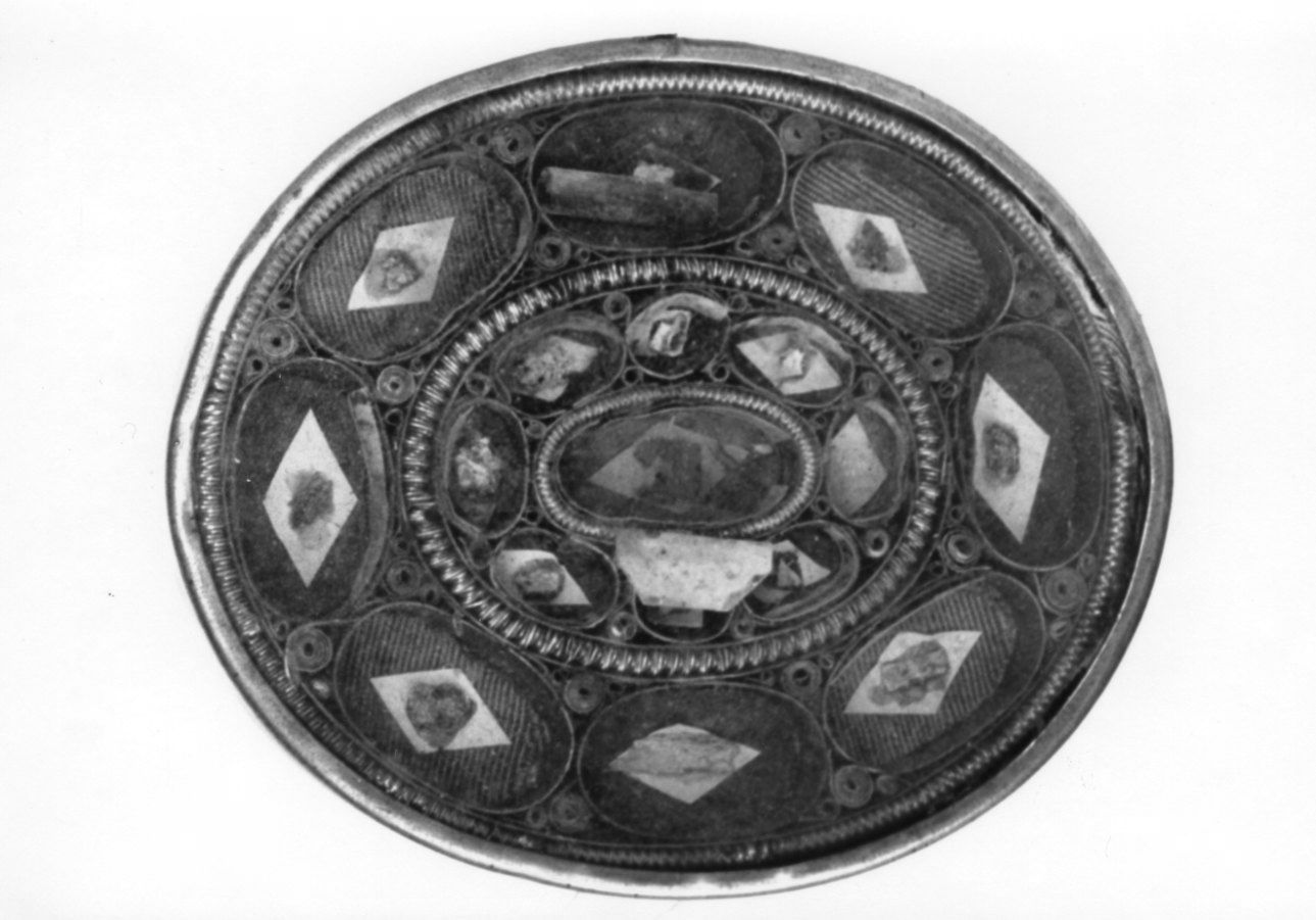 reliquiario a capsula, opera isolata - ambito italiano (seconda metà sec. XIX)