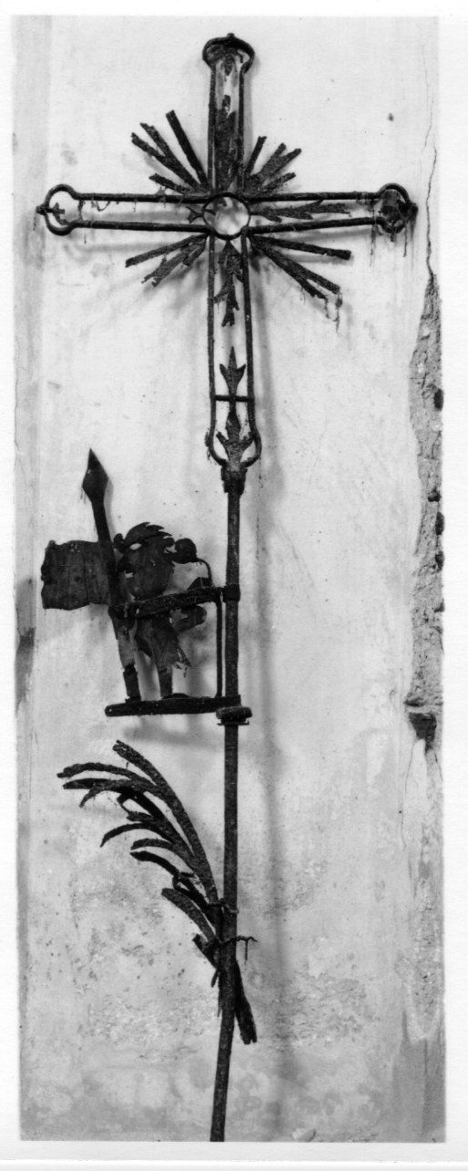 croce processionale, opera isolata - bottega piemontese (seconda metà sec. XVIII)