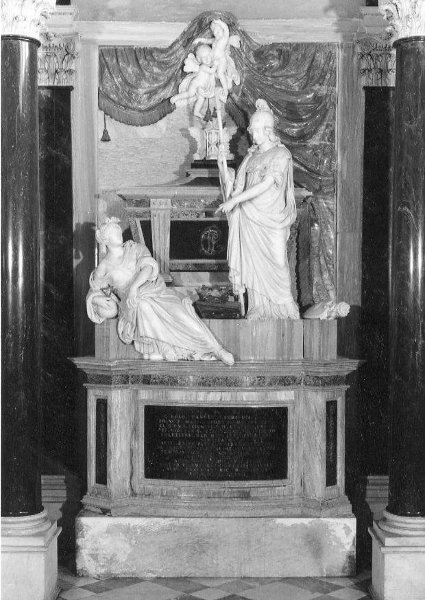 allegoria della fugacità del Tempo (monumento funebre, opera isolata) di Collino Ignazio, Collino Filippo (ultimo quarto sec. XVIII)