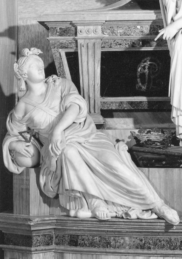 allegoria della Sapienza (statua, opera isolata) di Collino Ignazio, Collino Filippo (ultimo quarto sec. XVIII)
