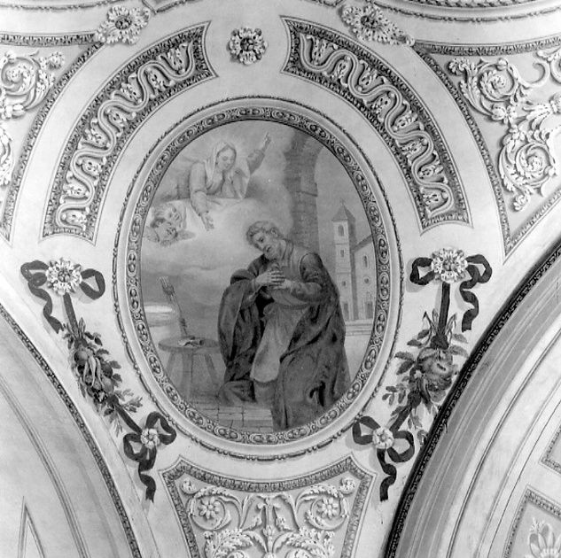 APPARIZIONE DELLA MADONNA A SAN TEOBALDO RUGGERI DI VICO (dipinto, opera isolata) di Biella Carlo Giuseppe, Biella Giovanni (ultimo quarto sec. XVIII)