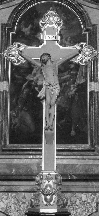 CRISTO CROCIFISSO (crocifisso, opera isolata) di Prinotti Ditta (bottega) (fine/inizio secc. XIX/ XX)