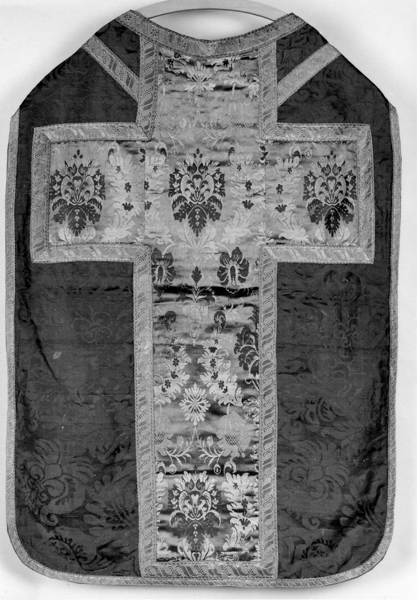 paramento liturgico, insieme - manifattura italiana (seconda metà sec. XIX)