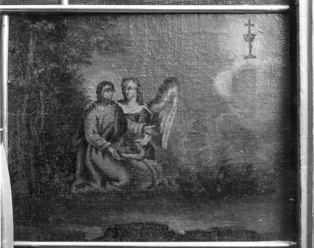 CRISTO NELL'ORTO DI GETHSEMANI (dipinto, elemento d'insieme) - ambito piemontese (seconda metà sec. XVIII)