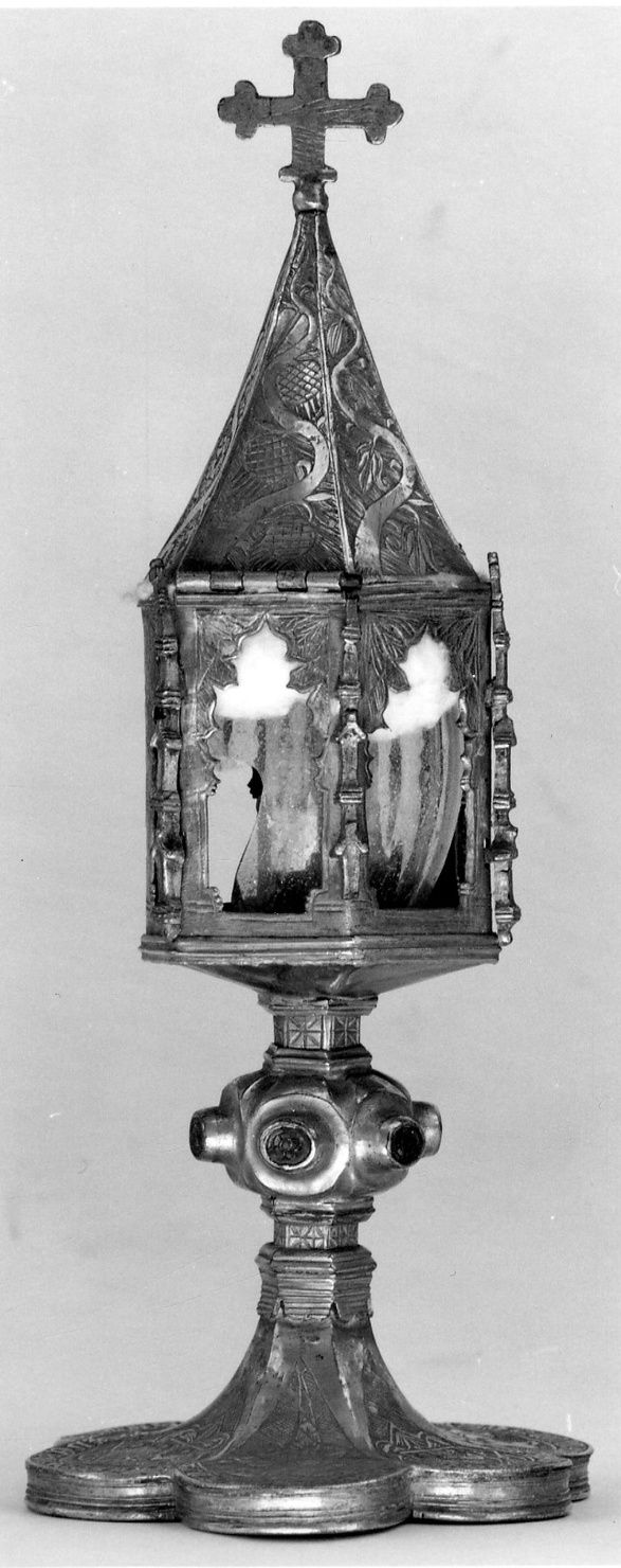 reliquiario architettonico, opera isolata di Francesco - ambito lombardo (seconda metà sec. XV)