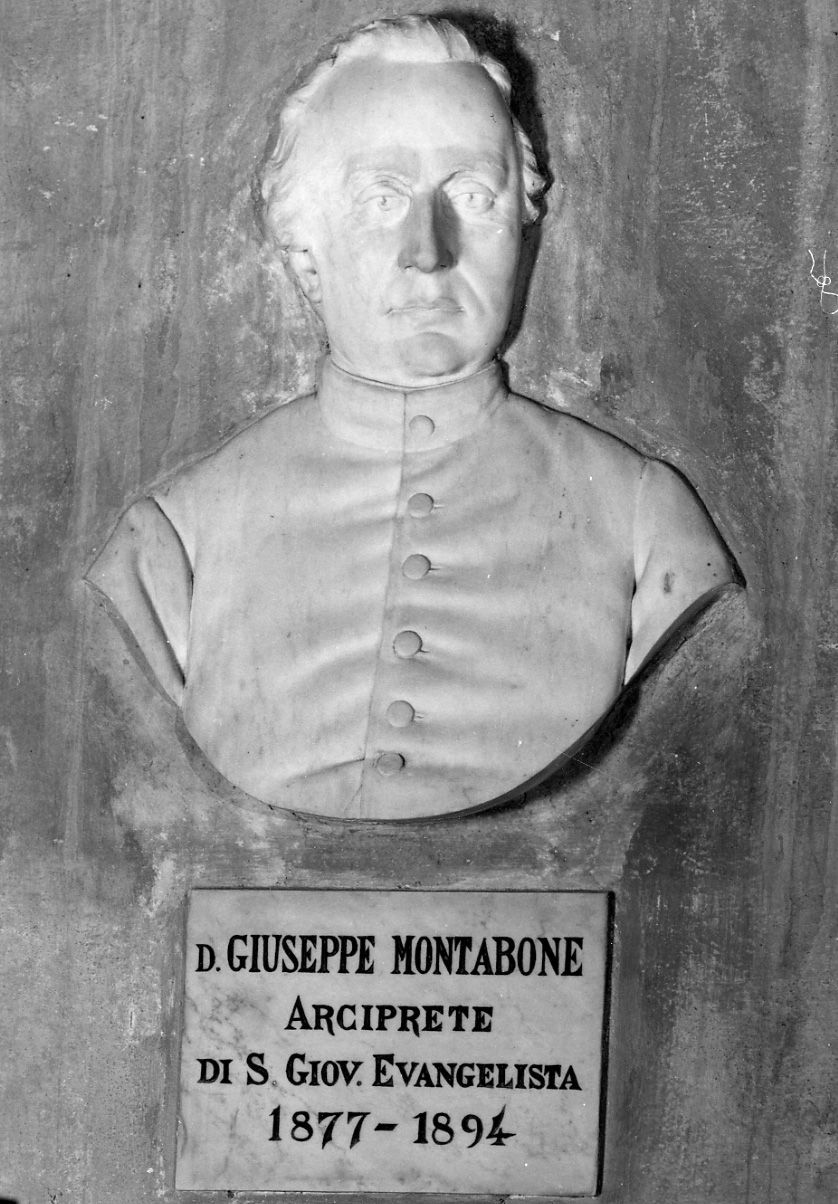ritratto di don Giuseppe Montabone (rilievo, opera isolata) di Amadio Gerolamo - ambito torinese (fine sec. XIX)