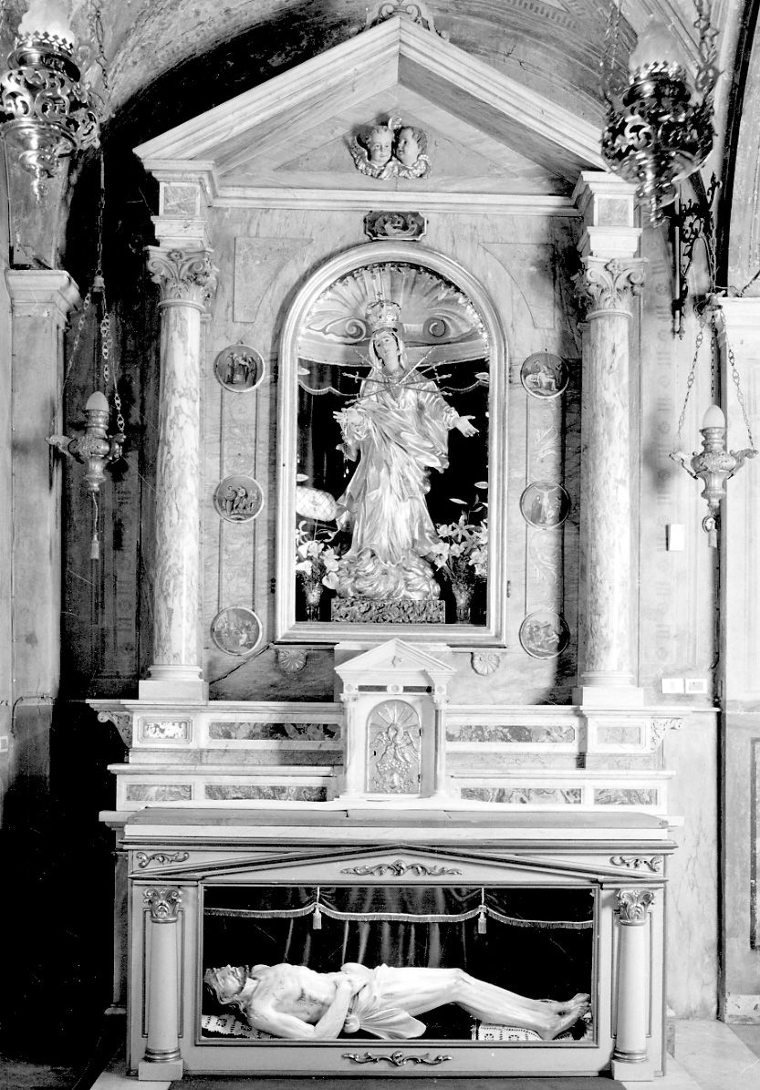 altare, opera isolata - ambito piemontese (ultimo quarto sec. XIX)