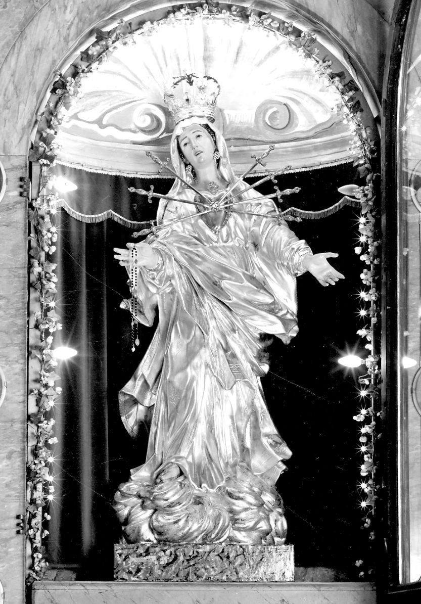 MADONNA ADDOLORATA (scultura, opera isolata) - ambito piemontese (metà sec. XVIII)