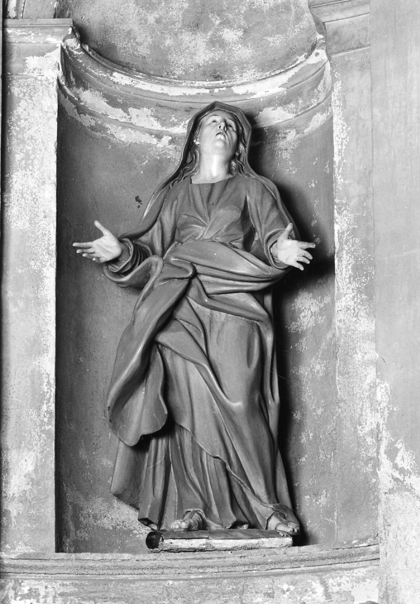 MADONNA ADDOLORATA (scultura, opera isolata) - bottega piemontese (metà sec. XVIII)