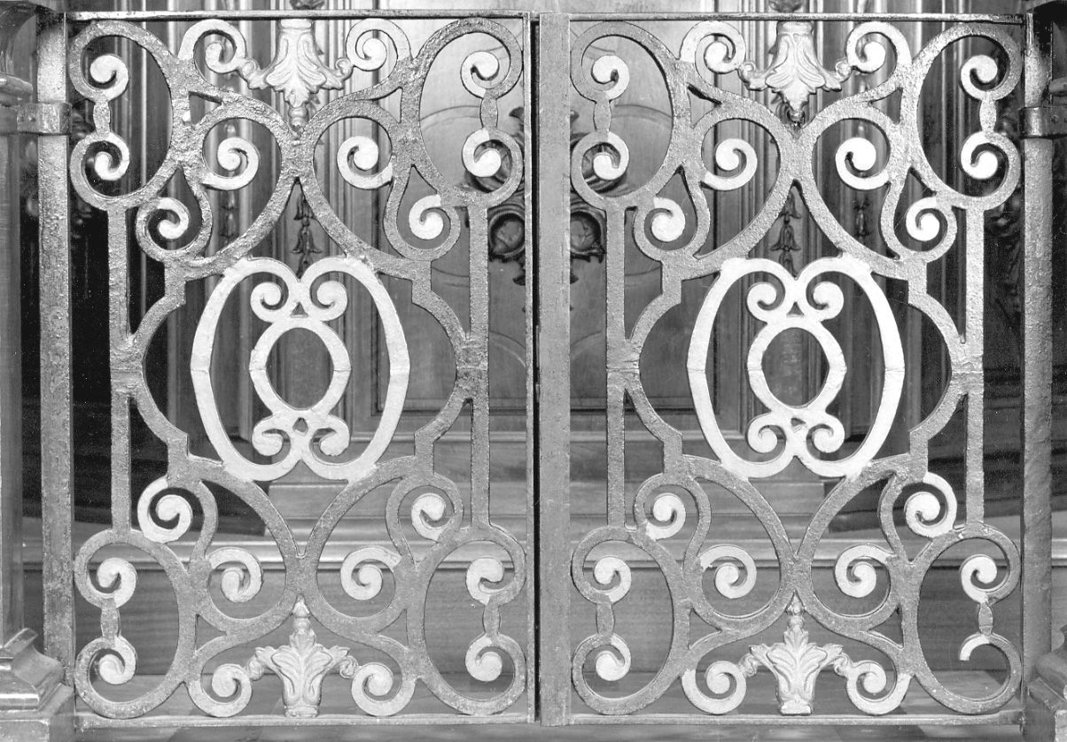 cancello di balaustrata, opera isolata di Cornaglia Ditta - ambito torinese (ultimo quarto sec. XIX)