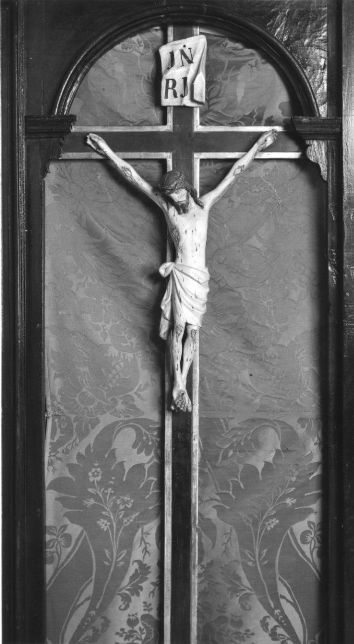 CRISTO CROCIFISSO (crocifisso, opera isolata) - ambito piemontese (inizio sec. XX)